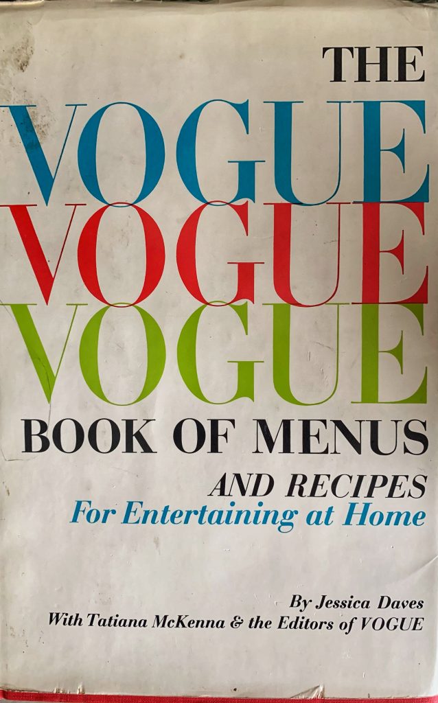 Vogue Book of Menus