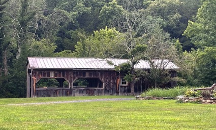 Wagon and Storage Barn