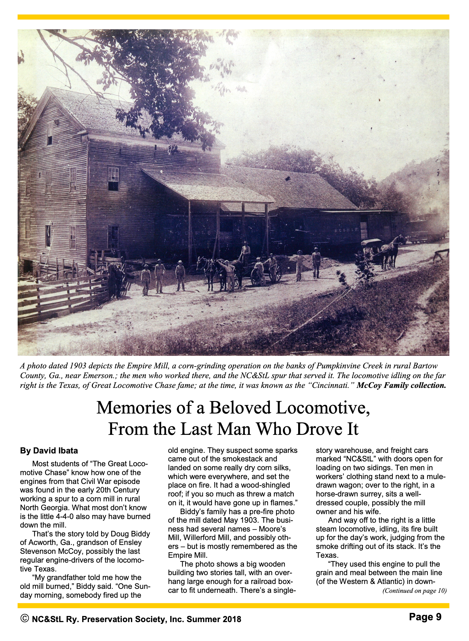 Memories of a Beloved Locomotive, From the Last Man Who Drove It (Empire Mill)